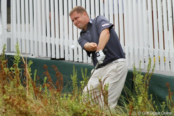 2012年 全米プロゴルフ選手権 2日目 トラブル