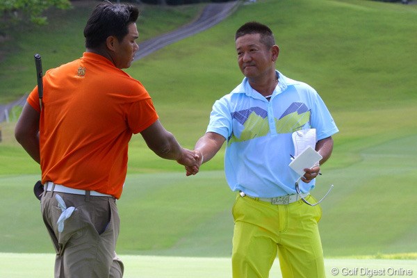 2012年 関西オープンゴルフ選手権競技 初日 篠崎紀夫