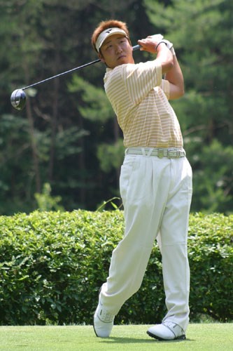 2003年 日本ゴルフツアー選手権 3日目 高山忠洋 高山忠洋も伊沢と同じく、連続バーディでスタートした