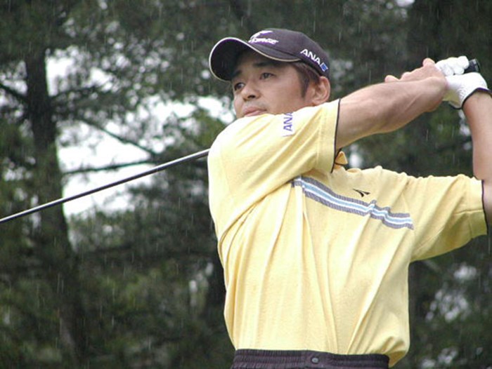 最終日は落ち着いてパーセーブを繰り返した 2003年 ウッドワンオープン広島ゴルフトーナメント 最終日 伊沢利光