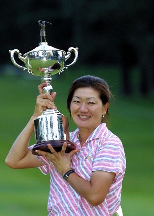 終盤崩れながらもプレーオフで勝利をもぎ取った服部 2003年 日本女子オープンゴルフ選手権競技 最終日 服部道子
