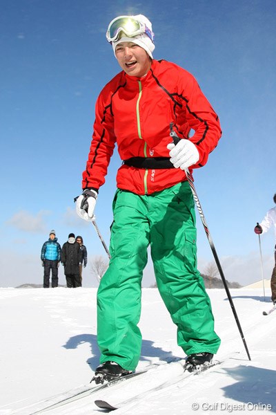 米国ツアーデビューを直前に控え、スキー合宿に入った石川遼