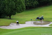 2012年 関西オープンゴルフ選手権競技 3日目 コース修復
