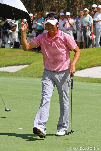2012年 関西オープンゴルフ選手権競技 最終日 山下和宏 6位タイに入り「日本オープン」の出場権を獲得。痛めた股関節も「まったく問題はありません」