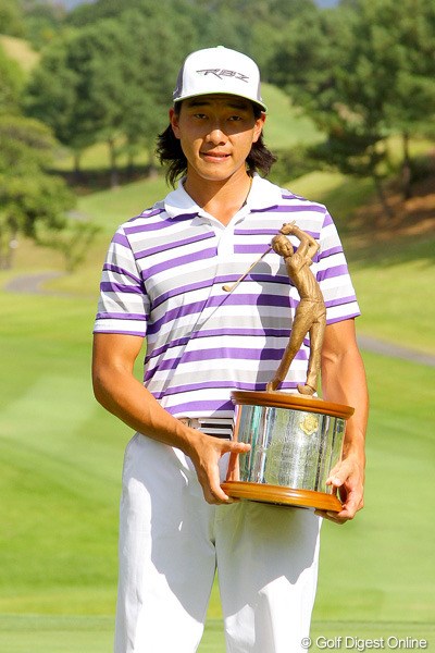 2012年 関西オープンゴルフ選手権競技 最終日 田宰翰（ジョン・ジェハン） ローアマを獲得した田宰翰（ジョン・ジェハン）も米ツアー参戦を目標に置く1人。制度の変更をプラスに捉えている