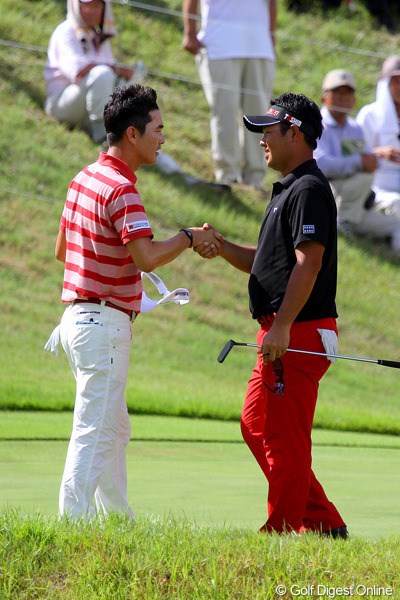 2012年 関西オープンゴルフ選手権競技 最終日 薗田峻輔＆キム・ヒョンソン
