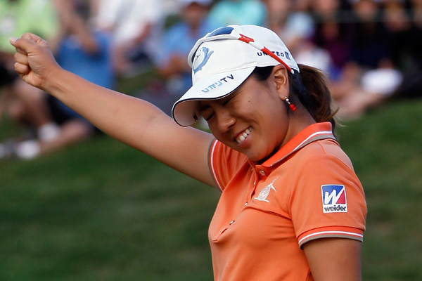 宮里美香「信じられないのと、うれしいのと、ごっちゃまぜ」 【LPGA