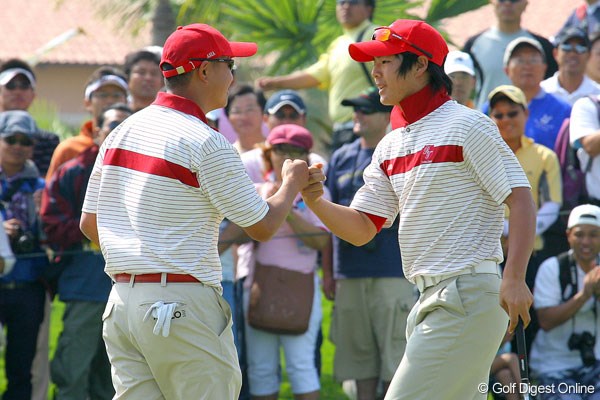 アジア選抜がリードを広げ最終日へ。石川＆谷口もチームに貢献！