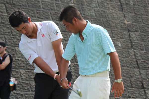 池田、藤本ら男子ツアー選手が宮城県を激励！