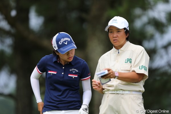 2012年 日本女子プロゴルフ選手権大会コニカミノルタ杯 初日 サイ・ペイイン おい！自分で予習してこいよ！もう見せてやんねーぞ。