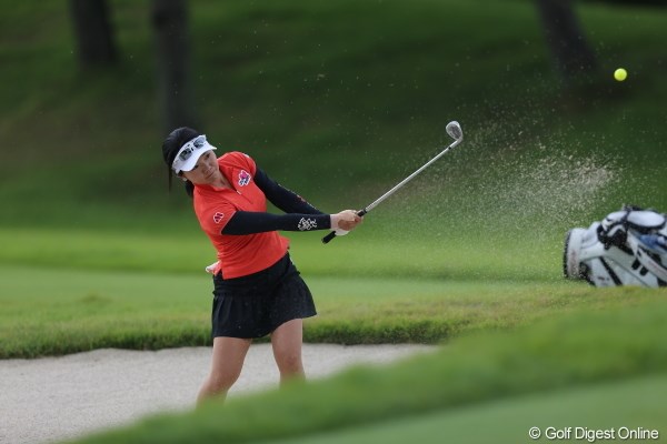 2012年 日本女子プロゴルフ選手権大会コニカミノルタ杯 初日 上原彩子