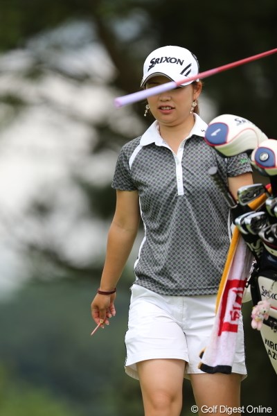 2012年 日本女子プロゴルフ選手権大会コニカミノルタ杯 初日 東浩子 誰だー！勝手に少女Aにする奴は。
