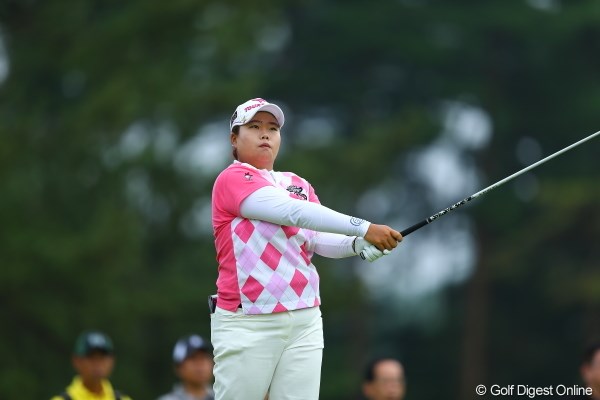 2012年 日本女子プロゴルフ選手権大会コニカミノルタ杯 初日 アン・ソンジュ 独走の吉田弓美子を除けば、2位以下は混戦模様。アン・ソンジュもしっかりとその中に食い込んだ