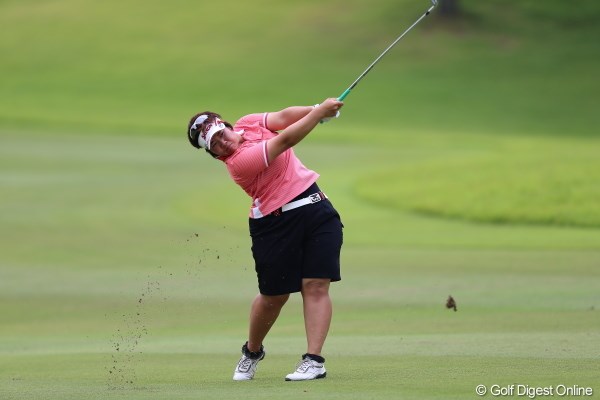 ショットの不調を小技でカバ－。2位タイの好発進を見せた酒井美紀