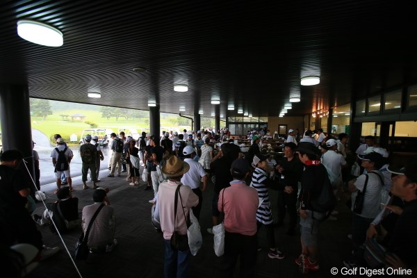 2012年 日本女子プロゴルフ選手権大会コニカミノルタ杯 2日目  ギャラリー