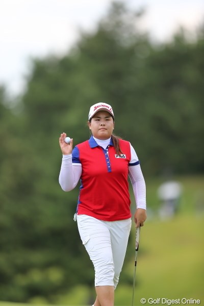 2012年 日本女子プロゴルフ選手権大会コニカミノルタ杯 2日目  パク・インビ キング・オブ・ポーカーフェイス…ってキングじゃねーし。