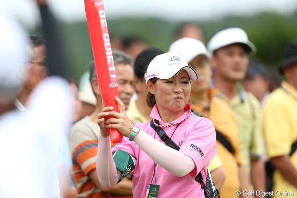 2012年 日本女子プロゴルフ選手権大会コニカミノルタ杯 3日目 ルーキー グフフ、来年は私も、、グフフ。