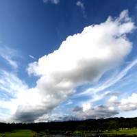 雷雨のあとの青空と雲 2012年 TOSHIN GOLF TOURNAMENT IN 涼仙 最終日 快晴