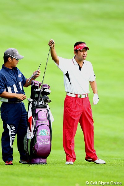 2012年 ANAオープンゴルフトーナメント 初日 池田勇太 先週プレーオフで敗れただけに今週はものにしたいところ