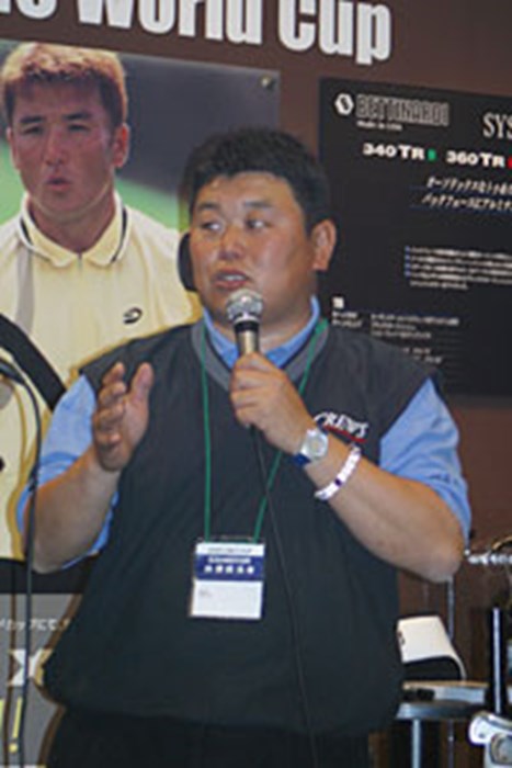 “トーク”でも飛ばしまくったデーブ大久保 ジャパンゴルフフェア2003 最終日 デーブ大久保
