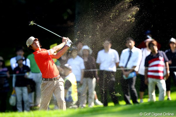 2012年 ANAオープンゴルフトーナメント 2日目 石川遼 スコアを4アンダーまで伸ばすもトップと6打差