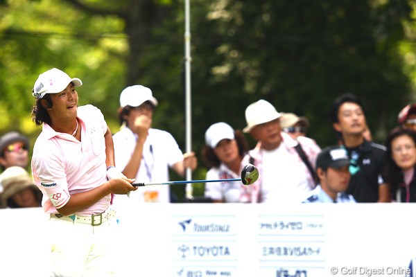 2012年 ANAオープンゴルフトーナメント 3日目 石川遼 ティショットの感触がよかったんでしょうね。良い顔してるよ