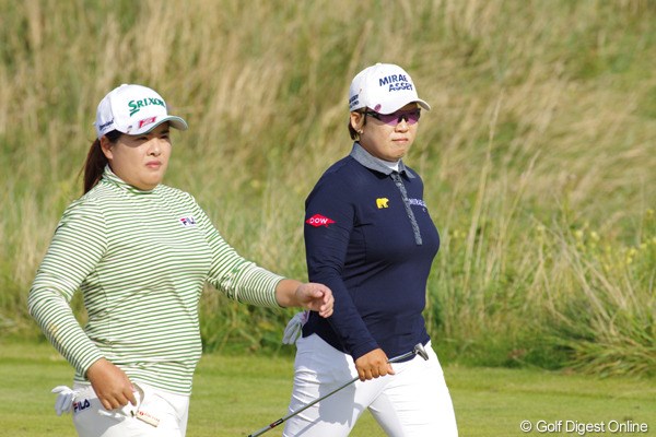 2012年 全英リコー女子オープン 3日目 申智愛＆朴仁妃