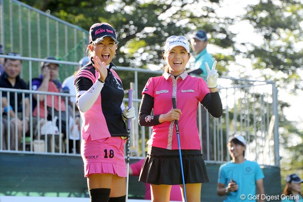 2012年 マンシングウェアレディース東海クラシック 最終日 金田愛子＆中村香織