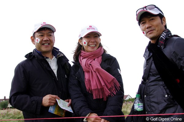 2012年 全英リコー女子オープン 最終日 フェースペインティング