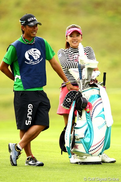 2012年 ミヤギテレビ杯ダンロップ女子オープンゴルフトーナメント 事前情報 有村智恵 余裕が感じられますね～第2の故郷仙台を元気にしてください