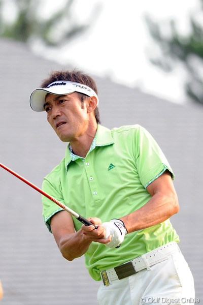 2012年 アジアパシフィックオープンゴルフチャンピオンシップ パナソニックオープン 初日 河井博大 初優勝の時もそうでしたけど、兵庫県での大会では、よ～く上位に顔を出します。この人も私＆コーメーちゃんのように、三宮がすきなのでしょうか…
