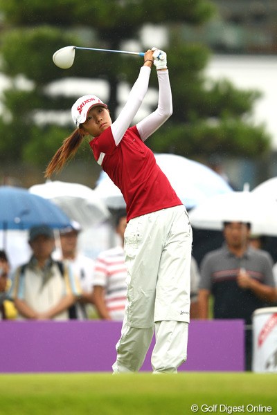 2012年 ミヤギテレビ杯ダンロップ女子オープンゴルフトーナメント 初日 岸部桃子