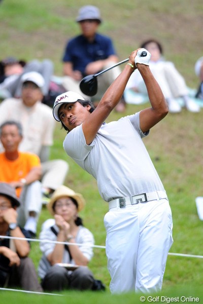 2012年 アジアパシフィックオープンゴルフチャンピオンシップ パナソニックオープン 2日目 ジュビック・パグンサン 昨年のアジアンツアー賞金王が首位と1打差の2位タイに浮上してきた