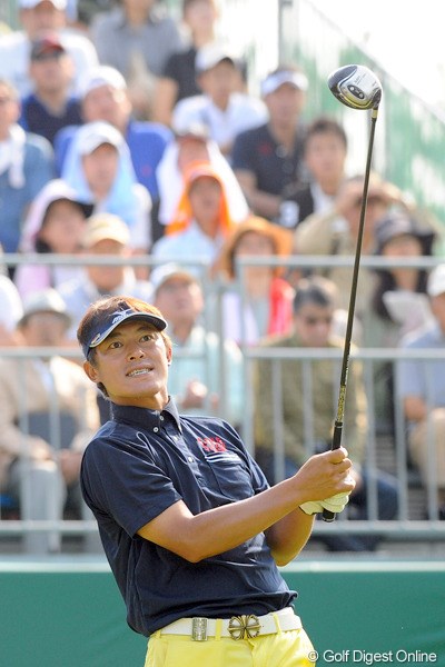 2012年 アジアパシフィックオープンゴルフチャンピオンシップ パナソニックオープン 3日目 上田諭尉 7バーディ、3ボギーで15位タイ。70→68→67と来てるんで、明日は65、6が期待できるんとちゃいますのん？