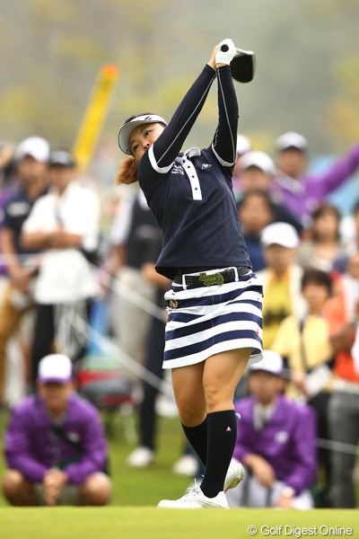 2012年 ミヤギテレビ杯ダンロップ女子オープンゴルフトーナメント 2日目 井芹美保子 スコアを7つ伸ばし7アンダー4位タイ