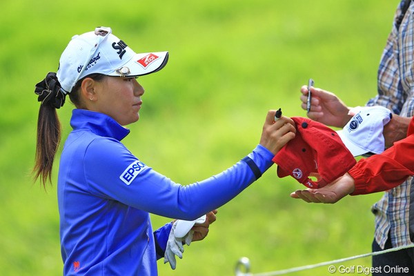 2012年 日本女子オープンゴルフ選手権競技  事前 横峯さくら