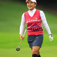 まずは疲労とのつき合い方も今週のポイントとなりそうな有村智恵 2012年 日本女子オープンゴルフ選手権競技  事前  有村智恵