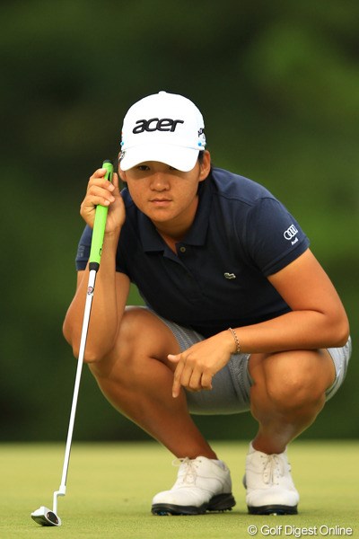 2012年 日本女子オープンゴルフ選手権競技 初日 ヤニ・ツェン 世界ランクトップのヤニ・ツェンは12位タイとまずまずの発進