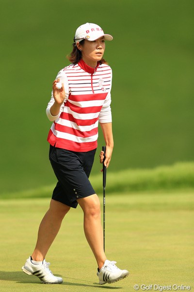 2012年 日本女子オープンゴルフ選手権競技 最終日 李知姫 最終日に69とは、知姫姉さんもさすがです。