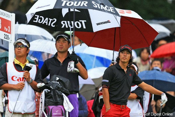 2012年 キヤノンオープン 最終日 石川遼 石川遼は前半から差を拡げられ、池田勇太をとらえられなかった。