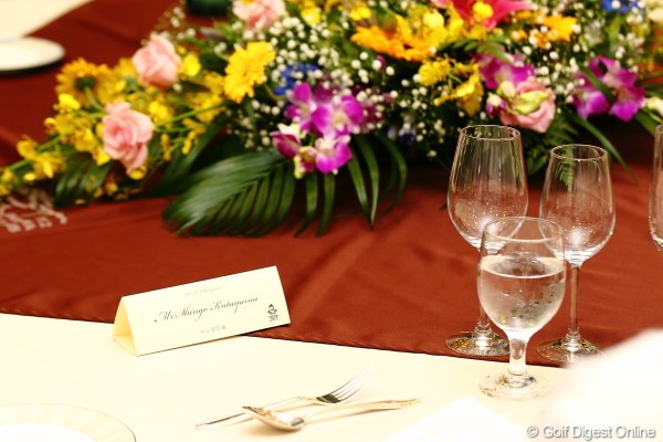 2012年 日本オープンゴルフ選手権競技 事前 チャンピオンズ・ディナー