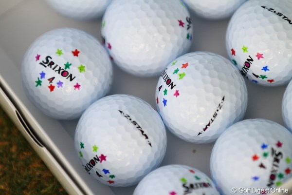 2012年 日本オープンゴルフ選手権競技 事前 ボール これ、上井プロがダメ出ししたボール達。
