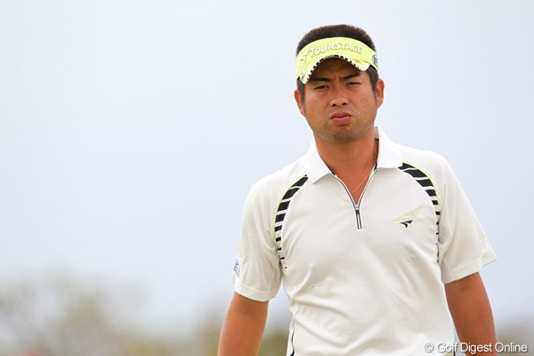 ボギーが止まらない・・・前週の「キヤノンオープン」で今季初優勝を挙げた池田勇太が苦戦。