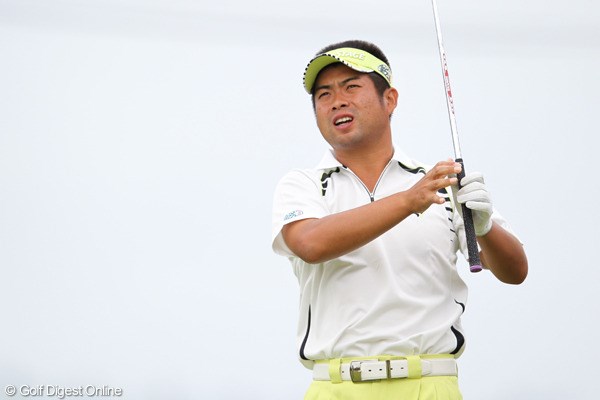 2012年 日本オープンゴルフ選手権競技 初日 池田勇太 前週優勝の池田勇太は、松山英樹らと並び7オーバーでホールアウト