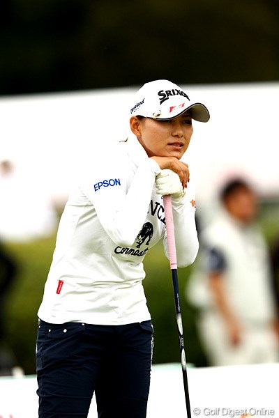 2012年 富士通レディース 事前 横峯さくら
