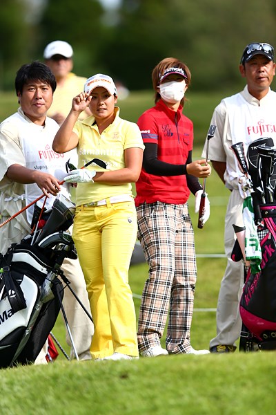 2012年 富士通レディース 初日 穴井詩＆山村彩恵