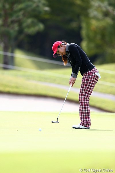 2012年 富士通レディース 初日 若林舞衣子