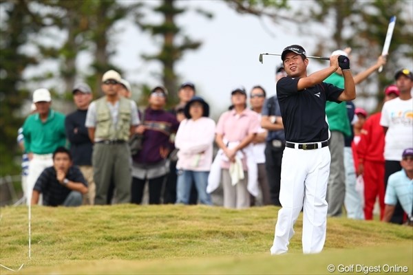 2012年 日本オープンゴルフ選手権競技 2日目  池田勇太 ボギーが先行する展開に忍耐を続けた池田勇太は、終盤に巻き返した。