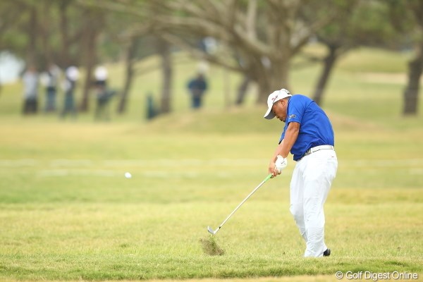 2012年 日本オープンゴルフ選手権競技 2日目 小田孔明 やっぱ普段から球が低い小田プロ…上位にきたね。