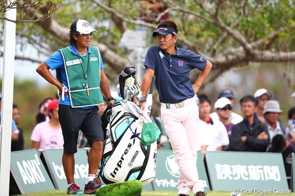 2012年 日本オープンゴルフ選手権競技 2日目 藤田寛之 藤田さん、何とか粘って好位置で決勝ラウンドへ進みました！
